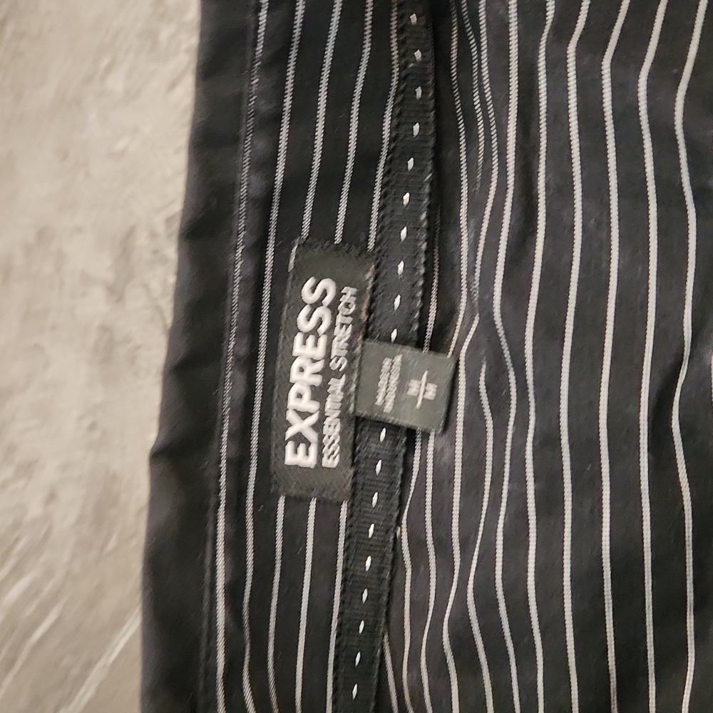 Express Black Button Down Shirt - Picture 2 of 10